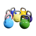 Kettlebell colorido no atacado com logotipo personalizado